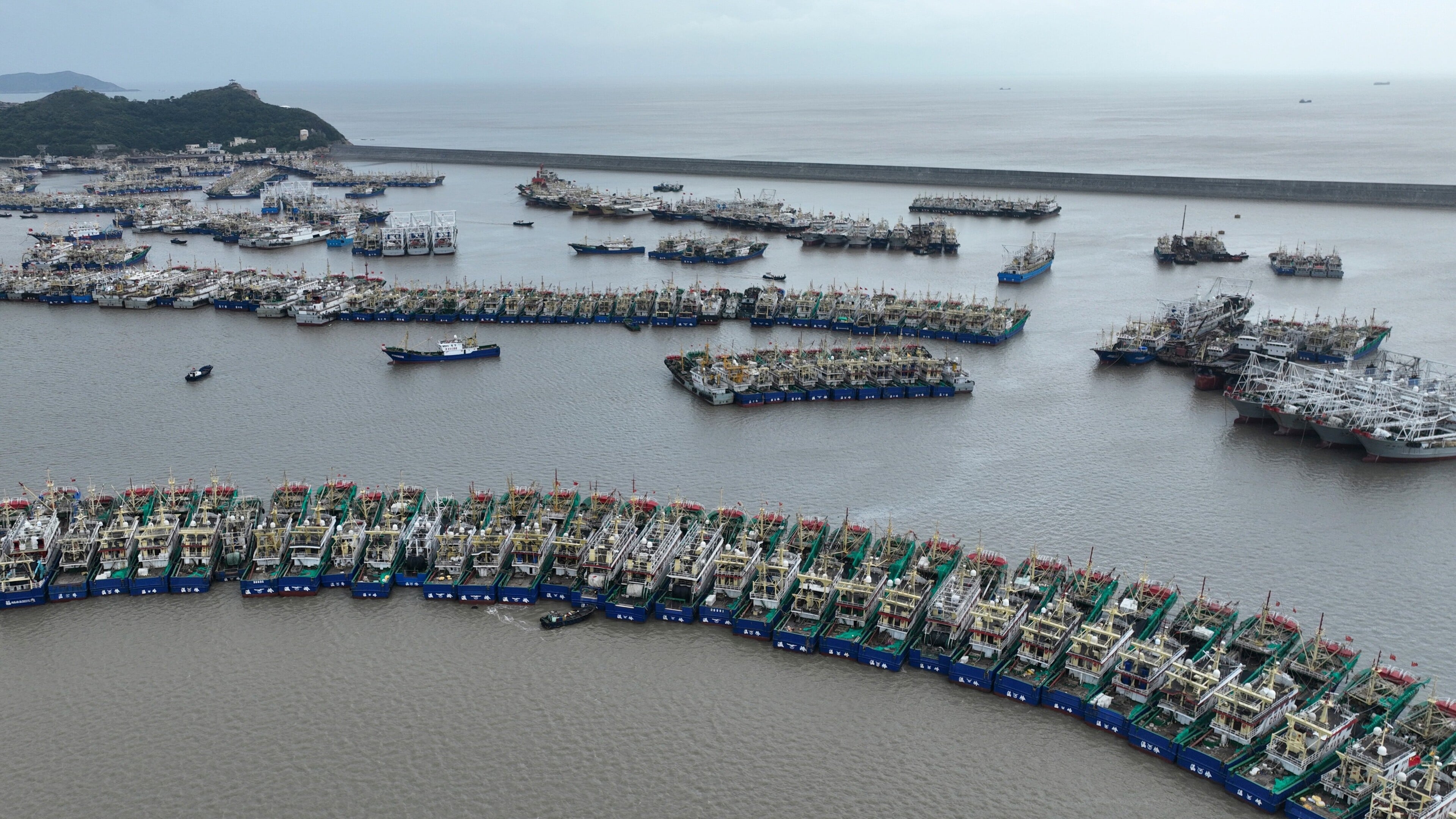 Storms from Typhoon Dolphin soak China's east